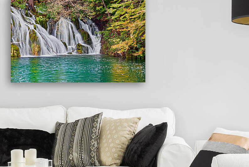 Waterfall In Autumn Scenery by Socratubik