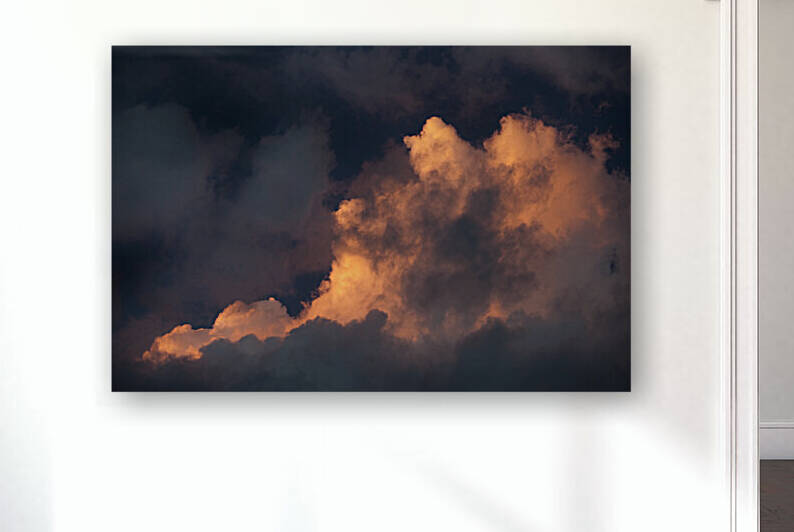 Stormy Sky With Sun Illuminated Cloud by Socratubik