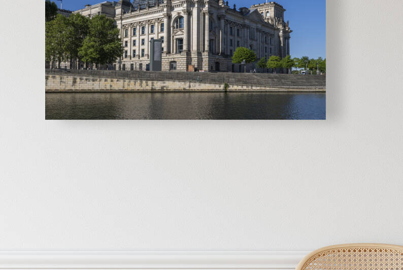 Reichstag Building In Berlin Germany by Socratubik