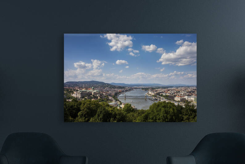 Budapest City From Gellert Hill by Socratubik