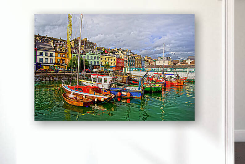 Cobh Town In Ireland by Socratubik