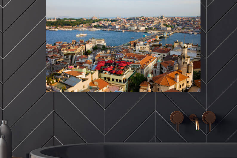 Istanbul Cityscape by Socratubik