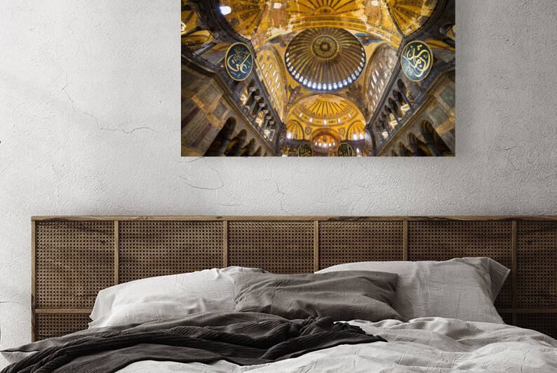 The Hagia Sophia Interior Ceiling by Socratubik