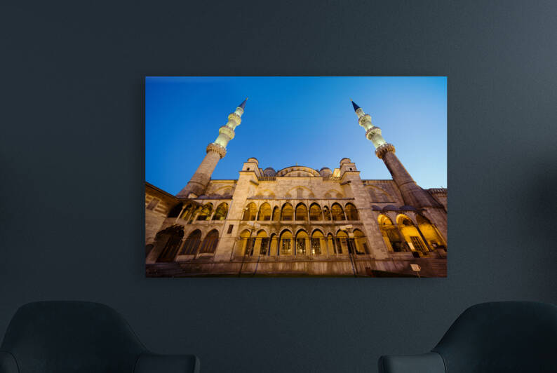 Evening At Blue Mosque In Istanbul by Socratubik