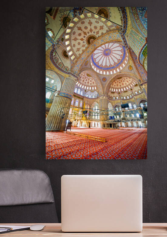 Blue Mosque Interior by Socratubik