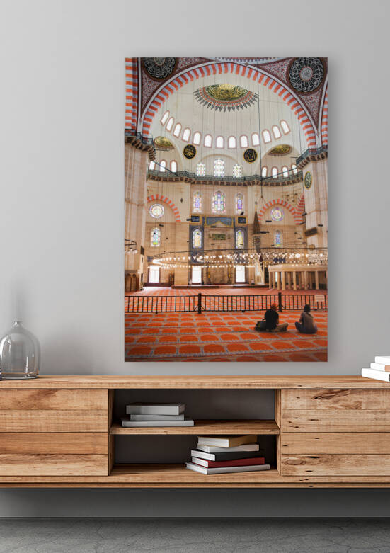 Suleymaniye Mosque Interior by Socratubik