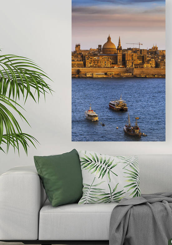 Valletta at Sunset in Malta by Socratubik