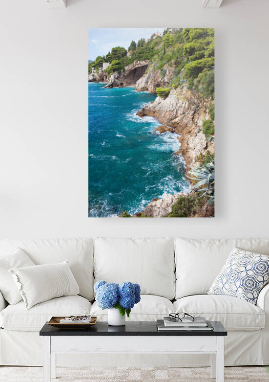 Adriatic Sea Coastline In Croatia by Socratubik