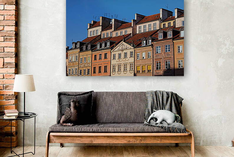 Old Town Tenement Houses In Warsaw by Socratubik