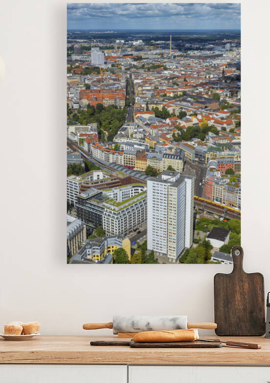 Berlin Cityscape In Germany by Socratubik