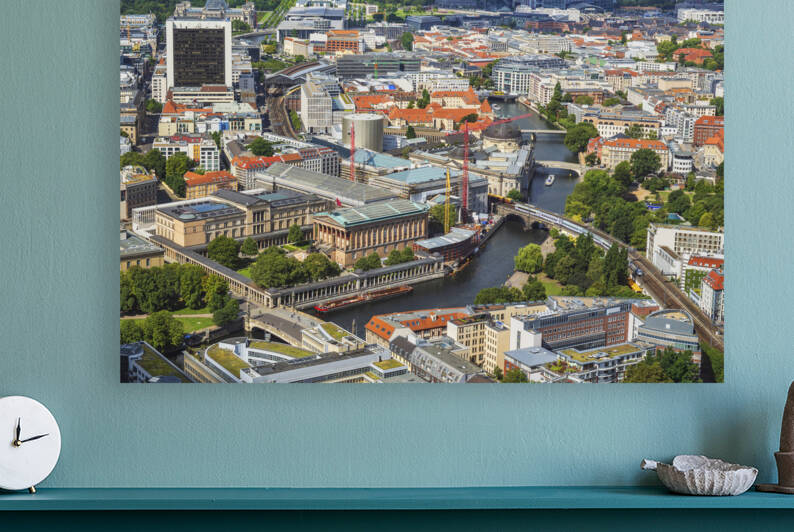 Berlin Cityscape With Museum Island by Socratubik