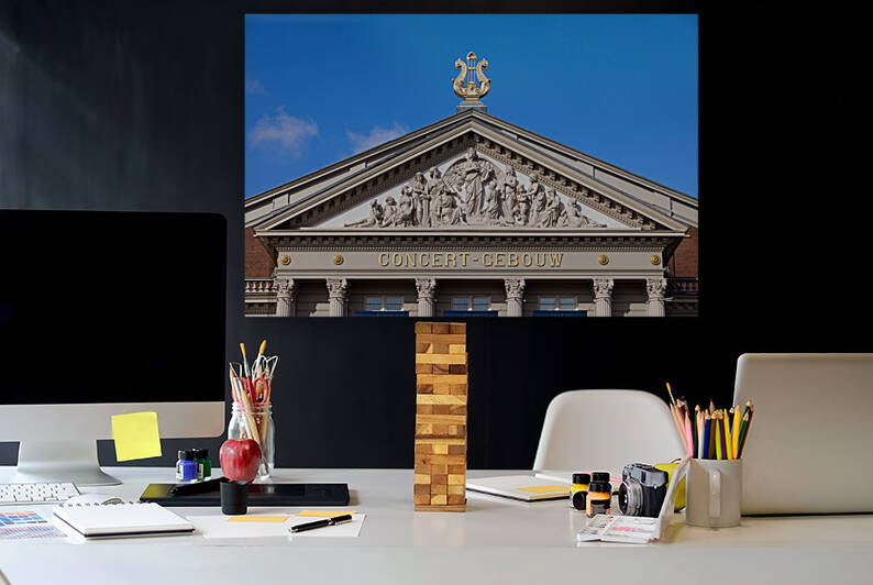  Concertgebouw Concert Hall Tympanum In Amsterdam by Socratubik