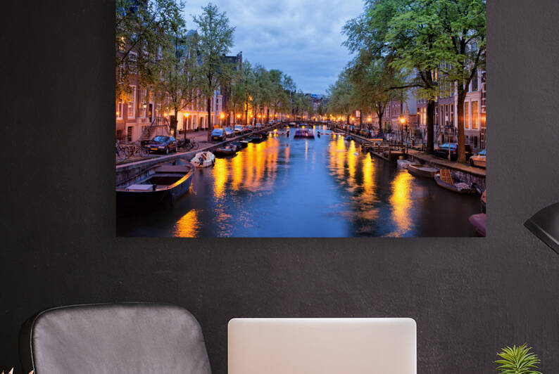Evening In Amsterdam Reproduction