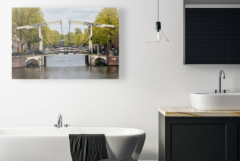 Drawbridge On Nieuwe Herengracht In Amsterdam by Socratubik