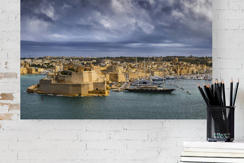 Birgu City And Vittoriosa Marina In Malta by Socratubik