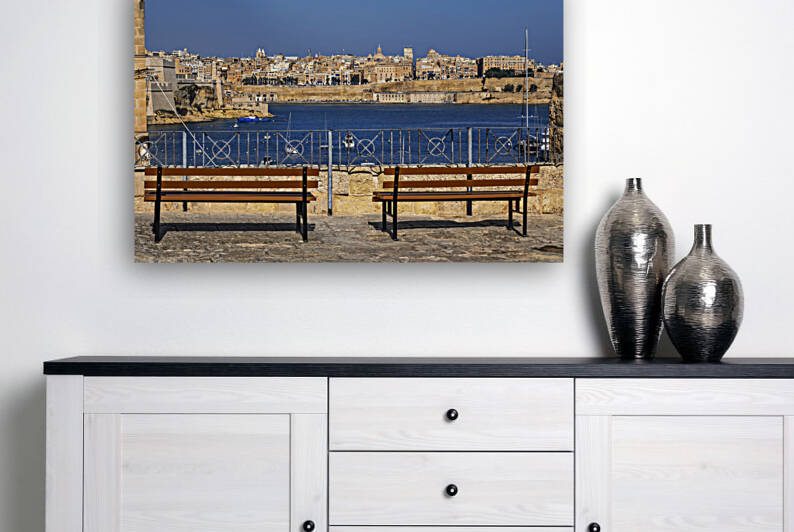 Valletta City And Grand Harbour In Malta by Socratubik