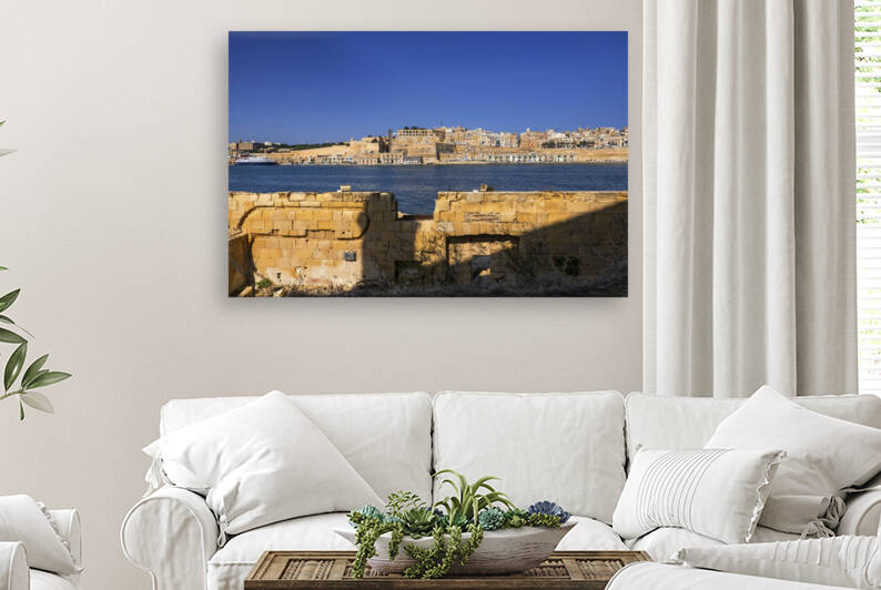 Valletta Skyline From Birgu by Socratubik