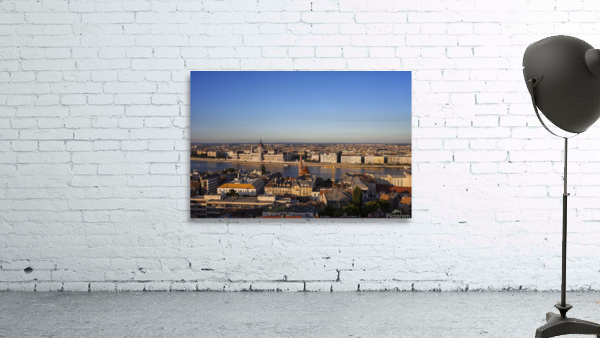 Budapest Sunset Cityscape Wall Preview