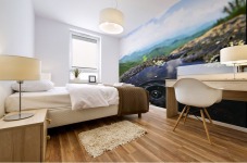 Mountain Water Drop Mural print