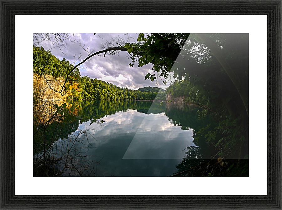 Knoxville Quarry Picture Frame print