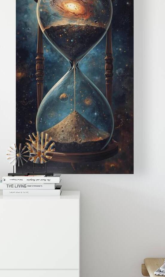 A giant hourglass filled with galaxies instead of sand by Lamassu
