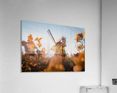 GOLDEN WINDMILL Acrylic Print