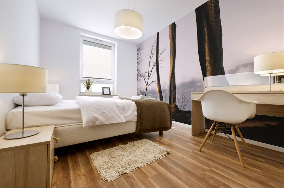 GHOST FOREST Mural print