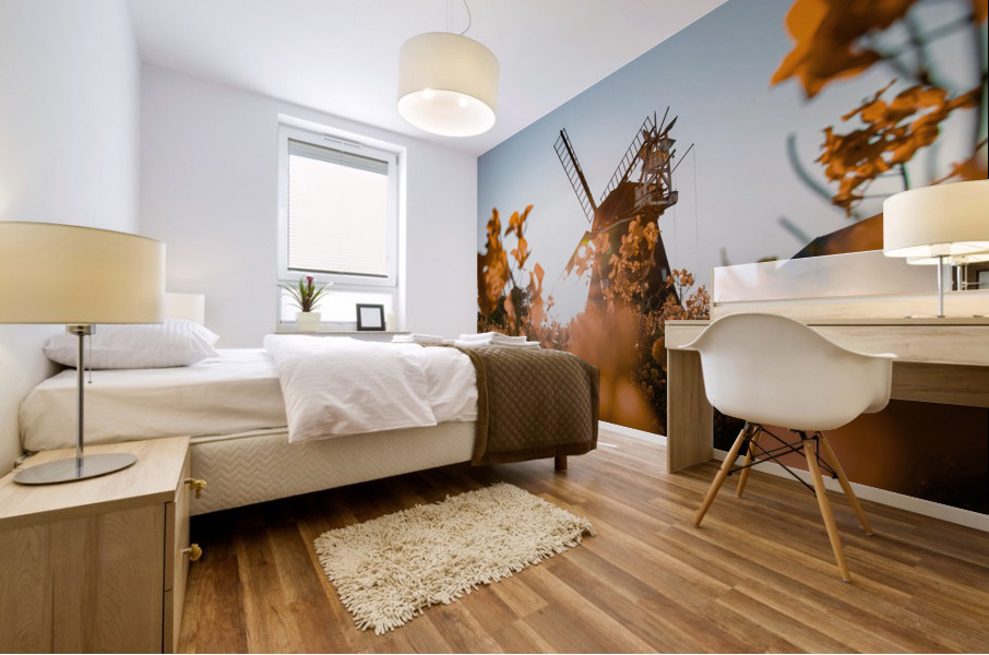 GOLDEN WINDMILL Mural print