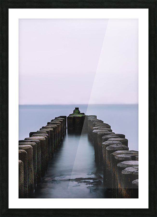 DEEP GROYNES Picture Frame print