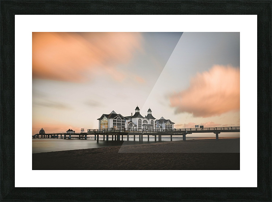 THE PIER Picture Frame print