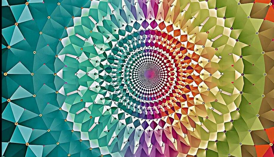Mesmerizing Geometric Pattern by Hussein Said