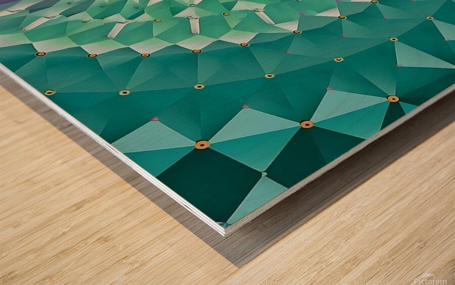 Mesmerizing Geometric Pattern Wood print