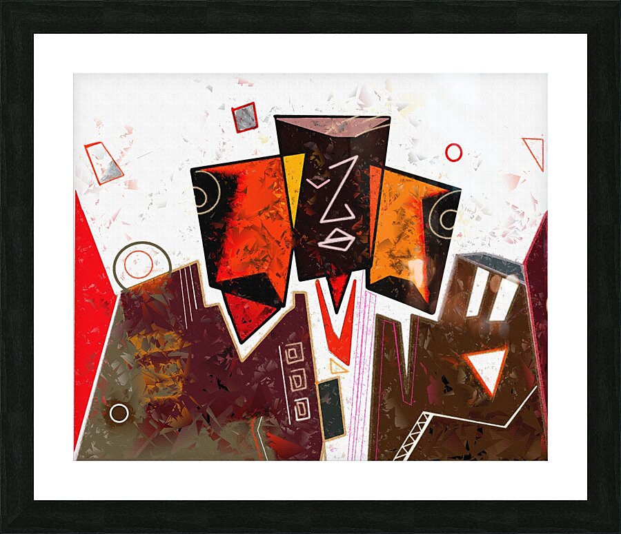 The Nucleus Picture Frame print