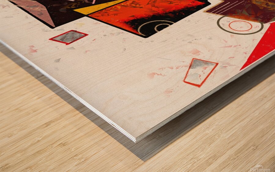 The Nucleus Wood print