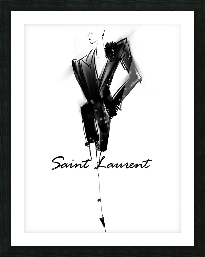 Saint Laurent Picture Frame print