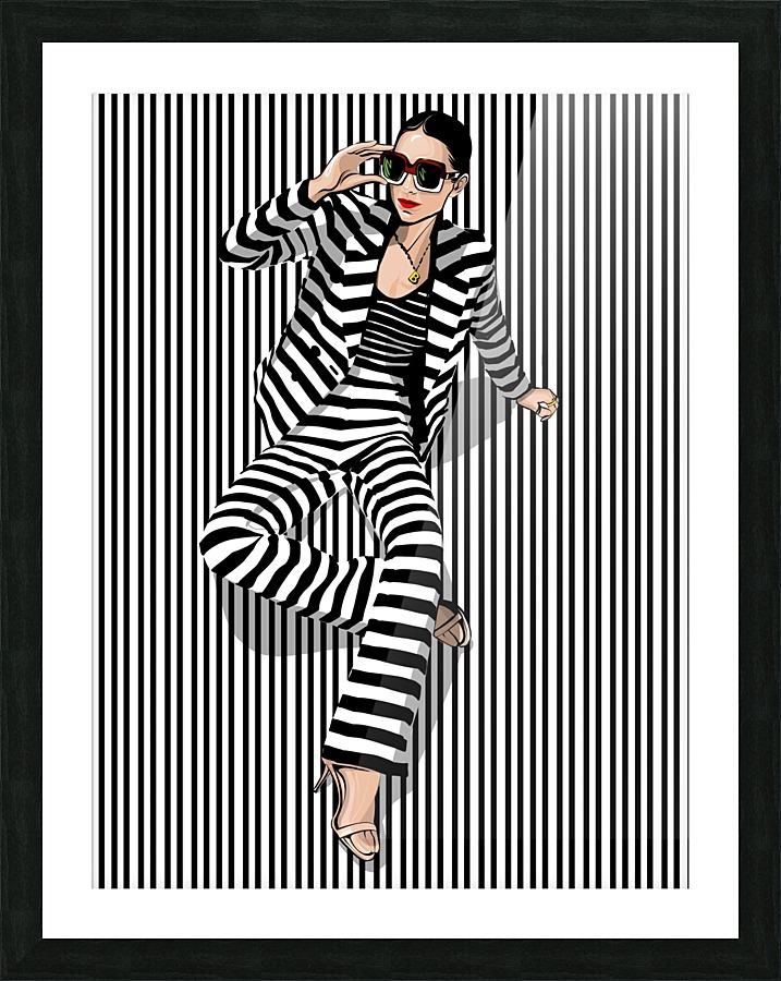 Zebra Picture Frame print