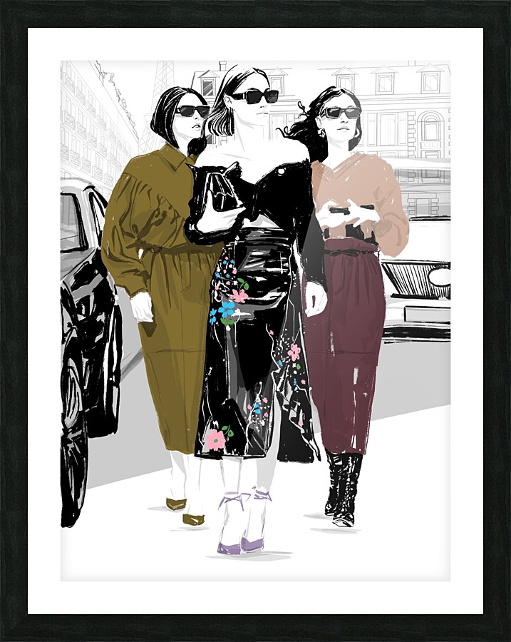 walk Picture Frame print
