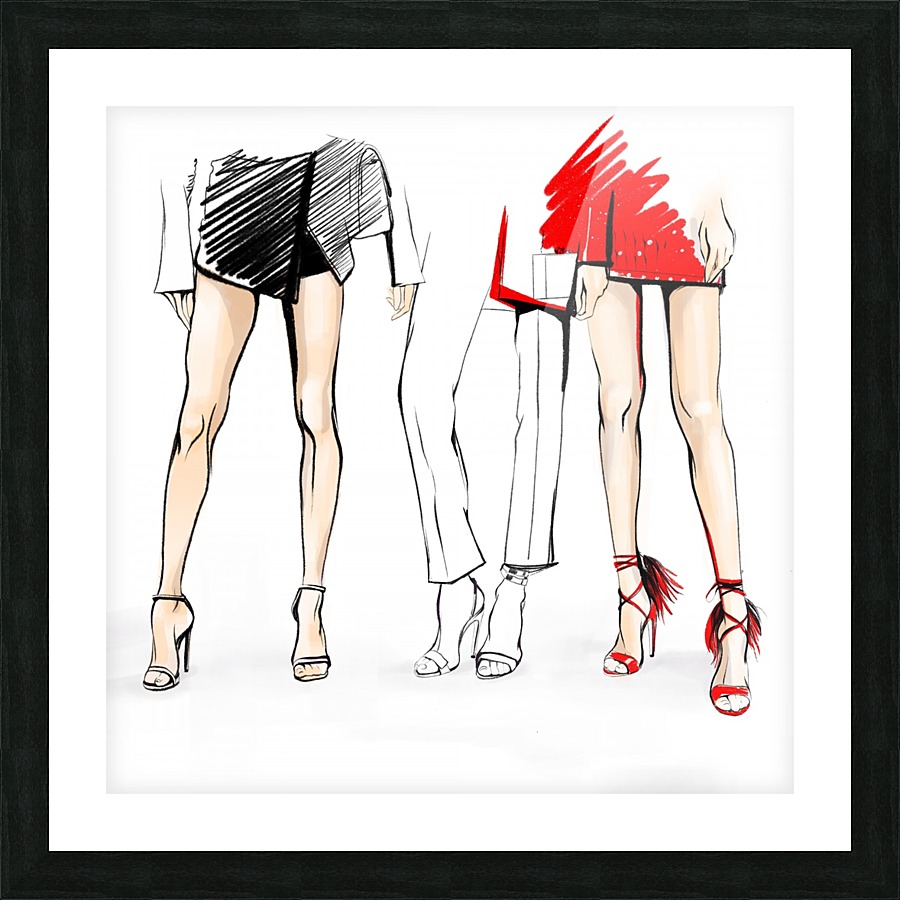 legs Picture Frame print