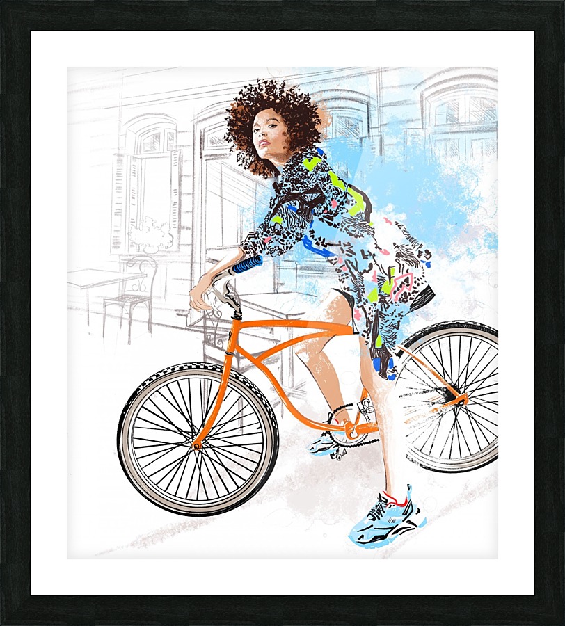 bike Picture Frame print