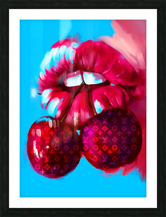 cherry Picture Frame print