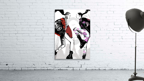  two girls Wall Preview