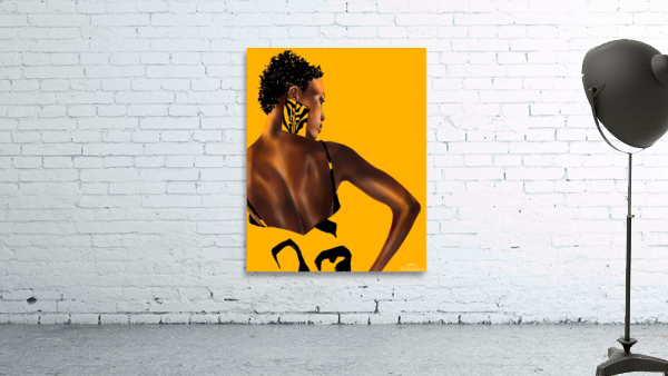 black and yellow Wall Preview