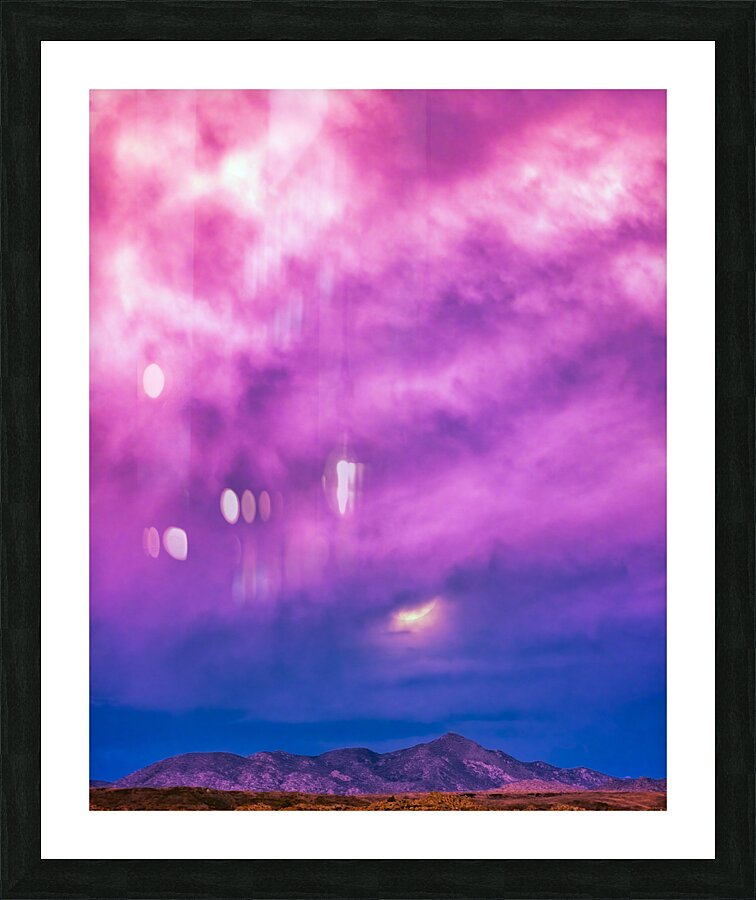 IR Moon 5 Picture Frame print