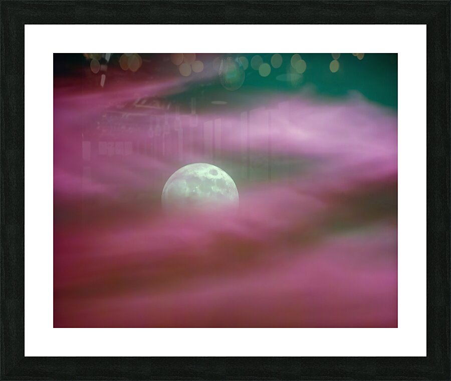 IR Moon 13 Picture Frame print