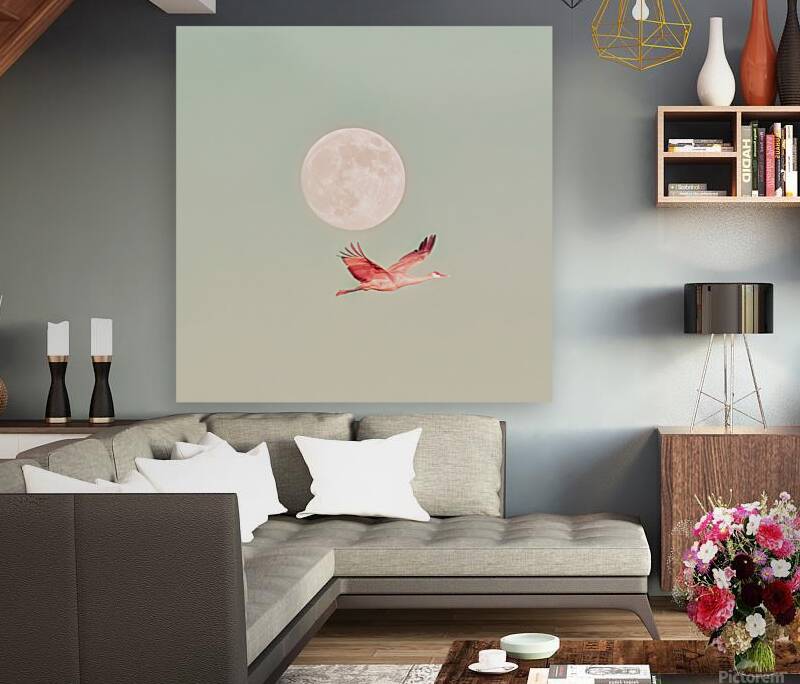 Crane Moon Reproduction