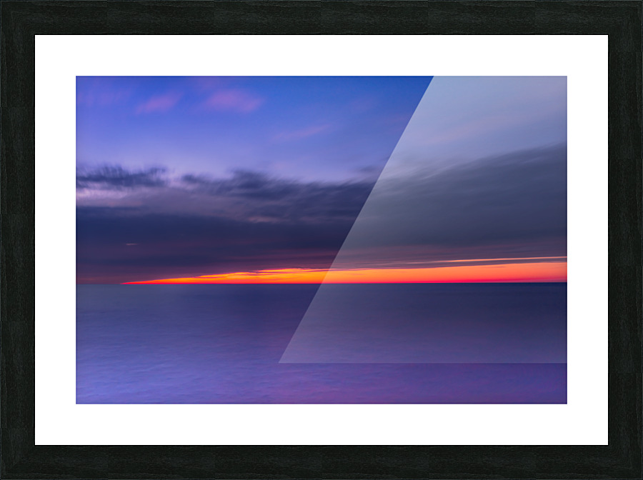 Dramatic Sunset Picture Frame print