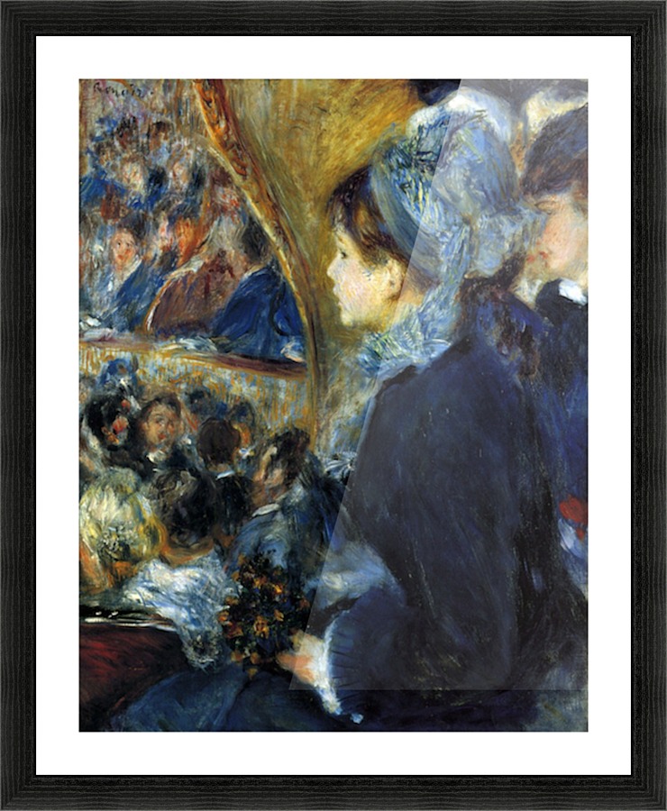 At the theatre Picture Frame print