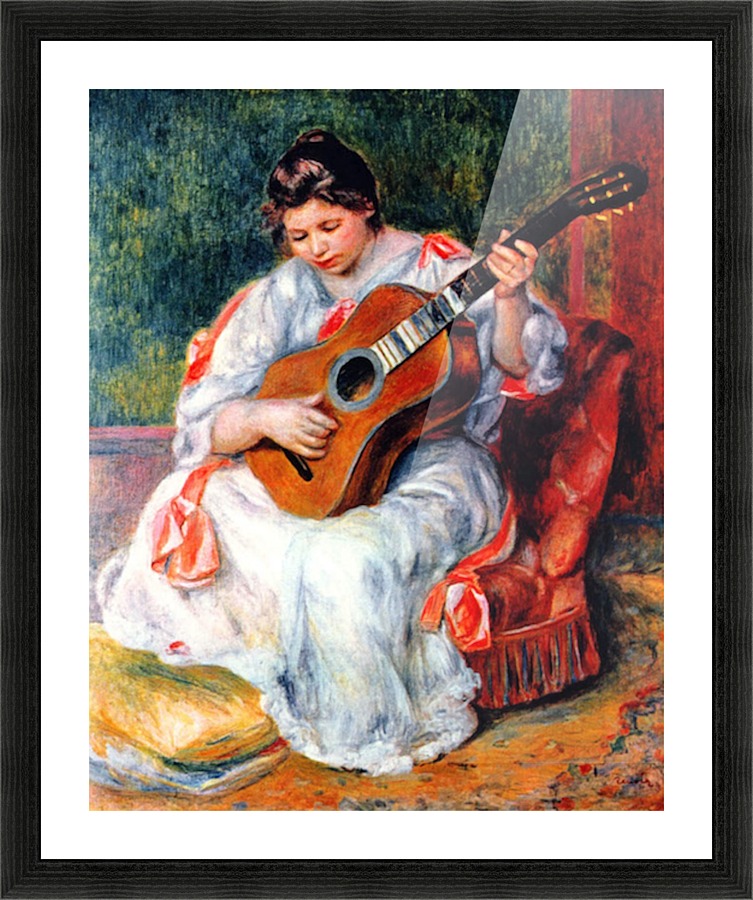Guitarist Picture Frame print