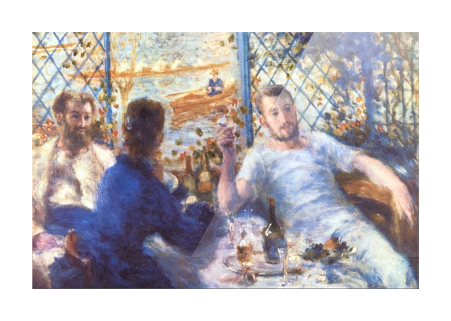 The Rowers Lunch Picture Frame print
