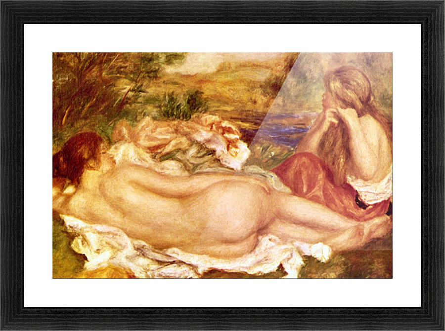 Two Bathers Picture Frame print